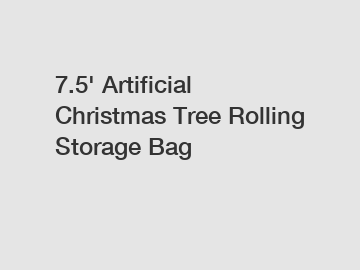 7.5' Artificial Christmas Tree Rolling Storage Bag