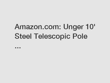 Amazon.com: Unger 10' Steel Telescopic Pole ...
