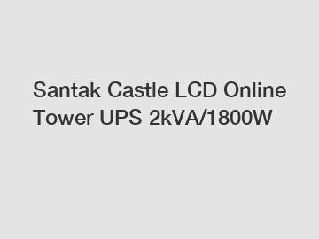 Santak Castle LCD Online Tower UPS 2kVA/1800W