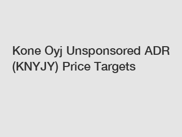 Kone Oyj Unsponsored ADR (KNYJY) Price Targets
