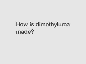 How is dimethylurea made?