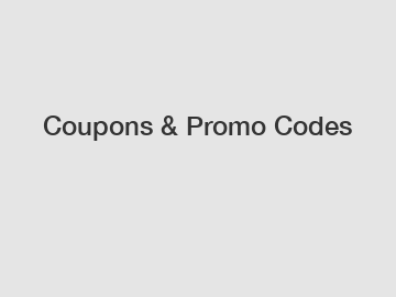 Coupons & Promo Codes