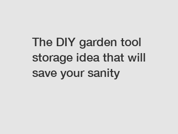 The DIY garden tool storage idea that will save your sanity