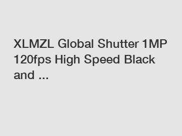 XLMZL Global Shutter 1MP 120fps High Speed Black and ...