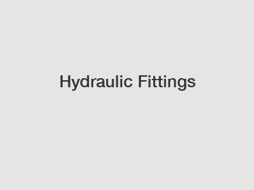Hydraulic Fittings