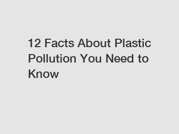 12 Facts About Plastic Pollution You Need to Know