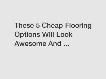 These 5 Cheap Flooring Options Will Look Awesome And ...