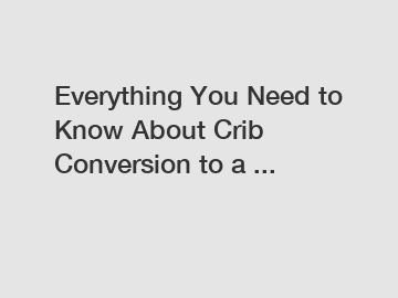 Everything You Need to Know About Crib Conversion to a ...