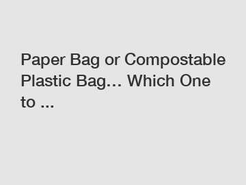 Paper Bag or Compostable Plastic Bag&hellip; Which One to ...
