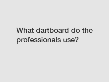 What dartboard do the professionals use?