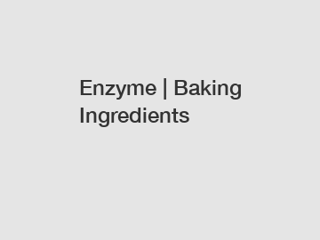 Enzyme | Baking Ingredients