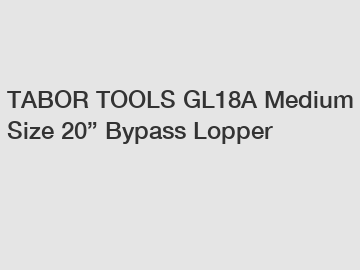 TABOR TOOLS GL18A Medium Size 20” Bypass Lopper