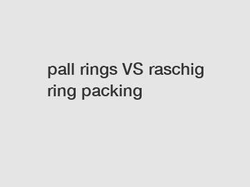 pall rings VS raschig ring packing