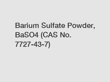 Barium Sulfate Powder, BaSO4 (CAS No. 7727-43-7)