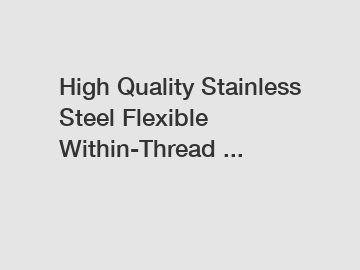 High Quality Stainless Steel Flexible Within-Thread ...