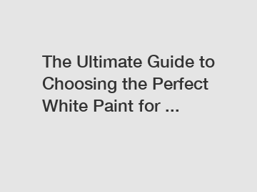 The Ultimate Guide to Choosing the Perfect White Paint for ...