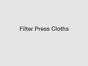 Filter Press Cloths