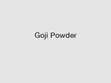 Goji Powder