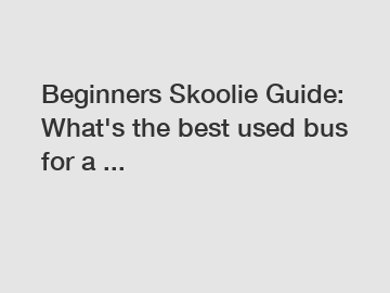 Beginners Skoolie Guide: What's the best used bus for a ...