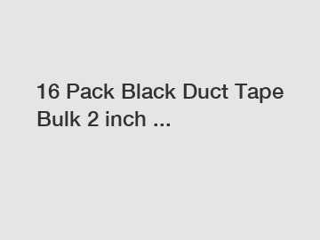 16 Pack Black Duct Tape Bulk 2 inch ...