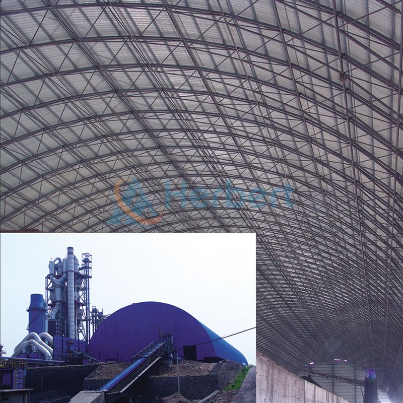 The significance of dry coal shed space frame safety monitoring is studied