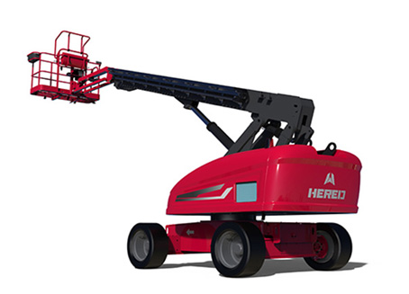 What is the advantage of telescopic boom lift?