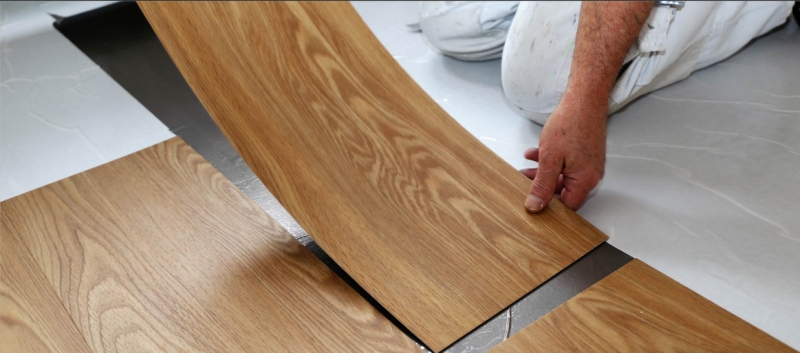 What glue is best for vinyl flooring?