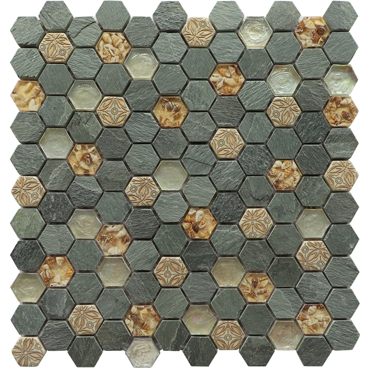 Unique Marble Hexagon Mosaic Tile.jpg