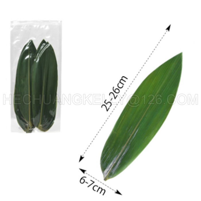 How do I know what size Fresh Bamboo Leaves I need? 