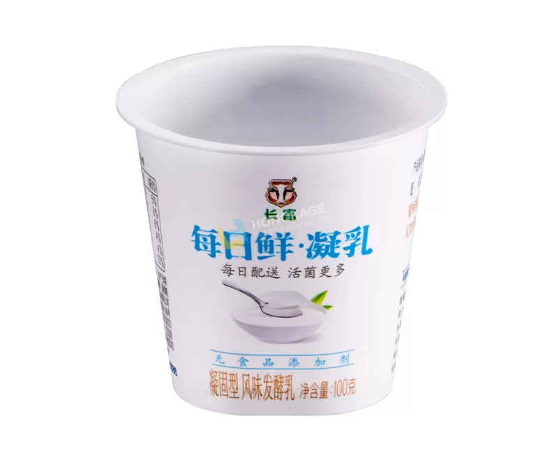100g IML Plastic yogurt cup packaging.webp