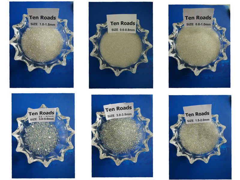 Are glass beads safe for sandblasting?