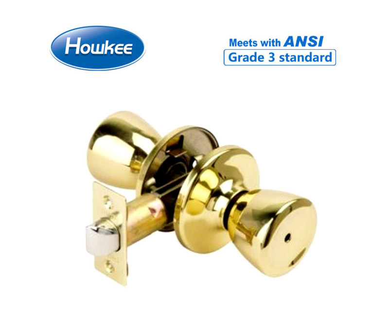 What are advantages of using a door knob lock?