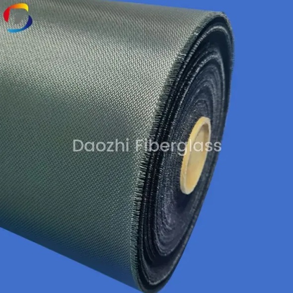 The application of fiberglass fabric