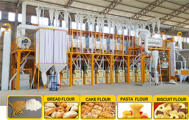 The maize flour mill machine technical
