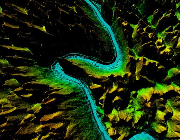 What are digital elevation models used for?