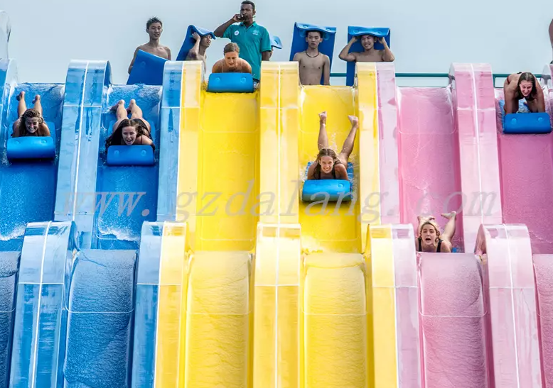 Do Rainbow Water Slides come in different sizes and shapes?