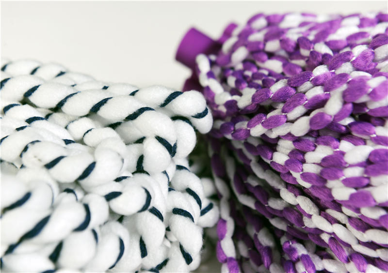What makes microfiber yarn the best choice for mops?