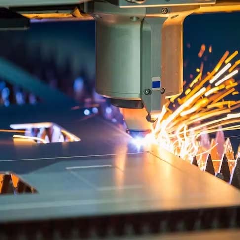 What are the 3 different types of lasers for laser cutting?