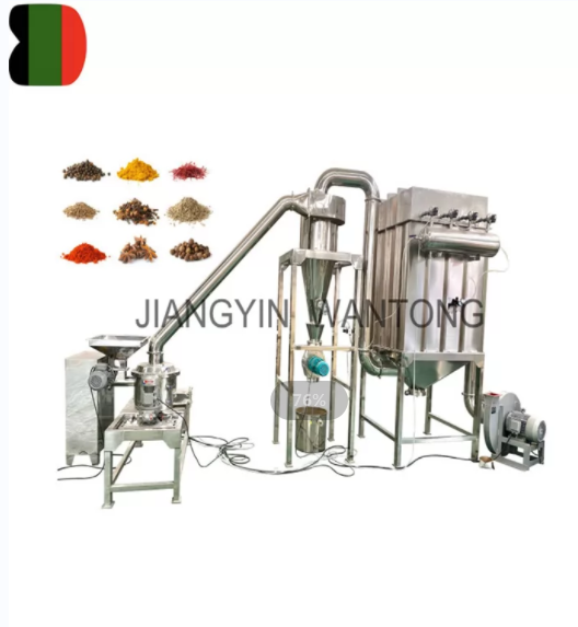 How does a fine powder grinding machine work?