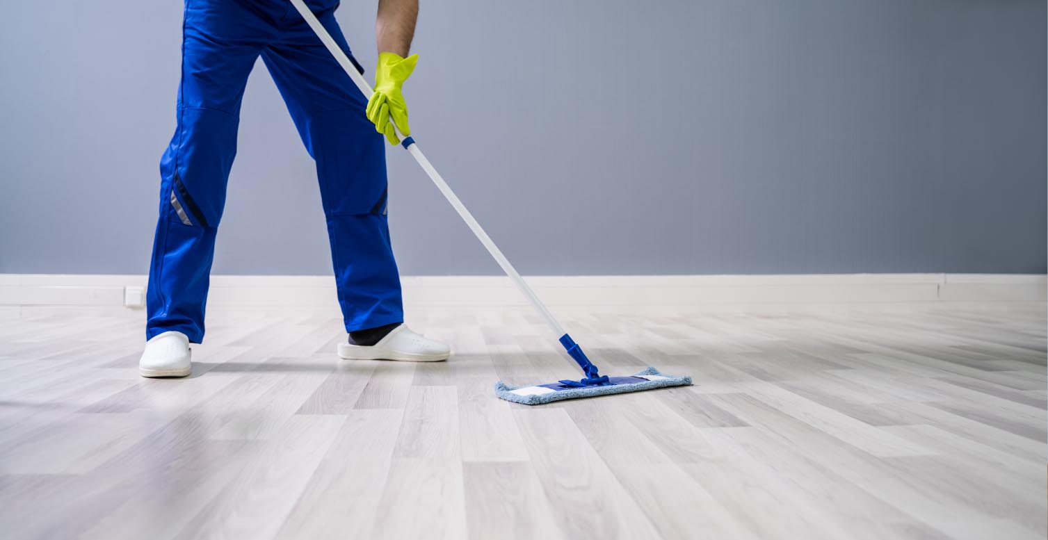 How do you clean vinyl flooring?