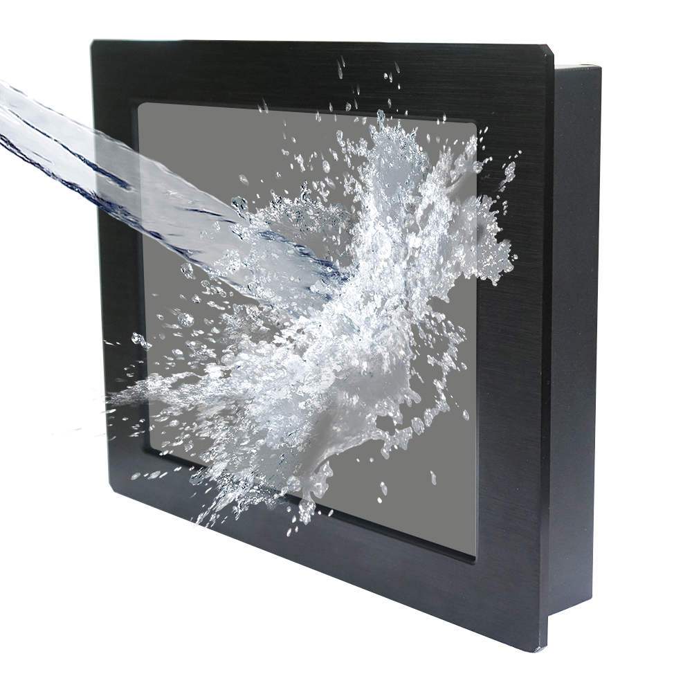 What should I look for when choosing a waterproof touch screen monitor?