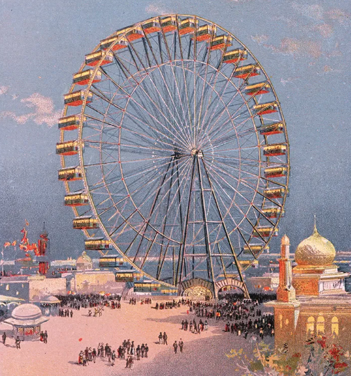 How Long Does It Take the Ferris Wheel to Complete One Full Rotation?