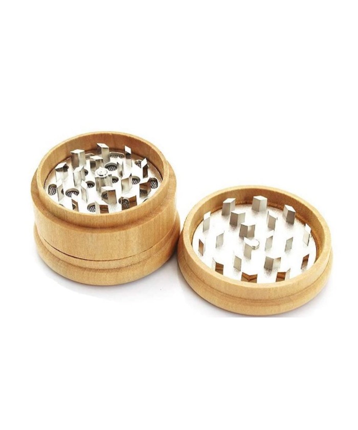 How do you clean a wooden herb grinder?