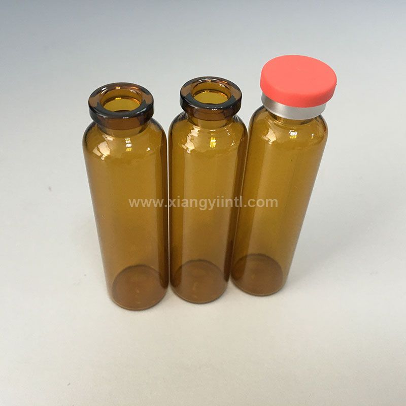How do I ensure the sterility of glass bottles for pharmaceutical use?