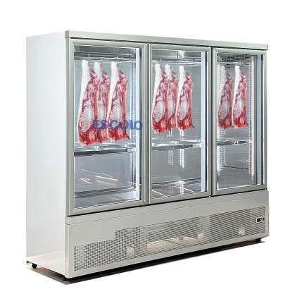 What cold chain equipment do supermarkets generally use? 