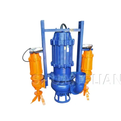 What is a submersible slurry pump used for?