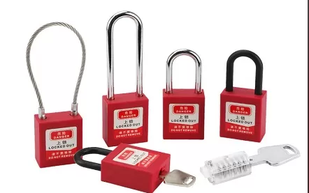 What do the colors of lockout locks mean?